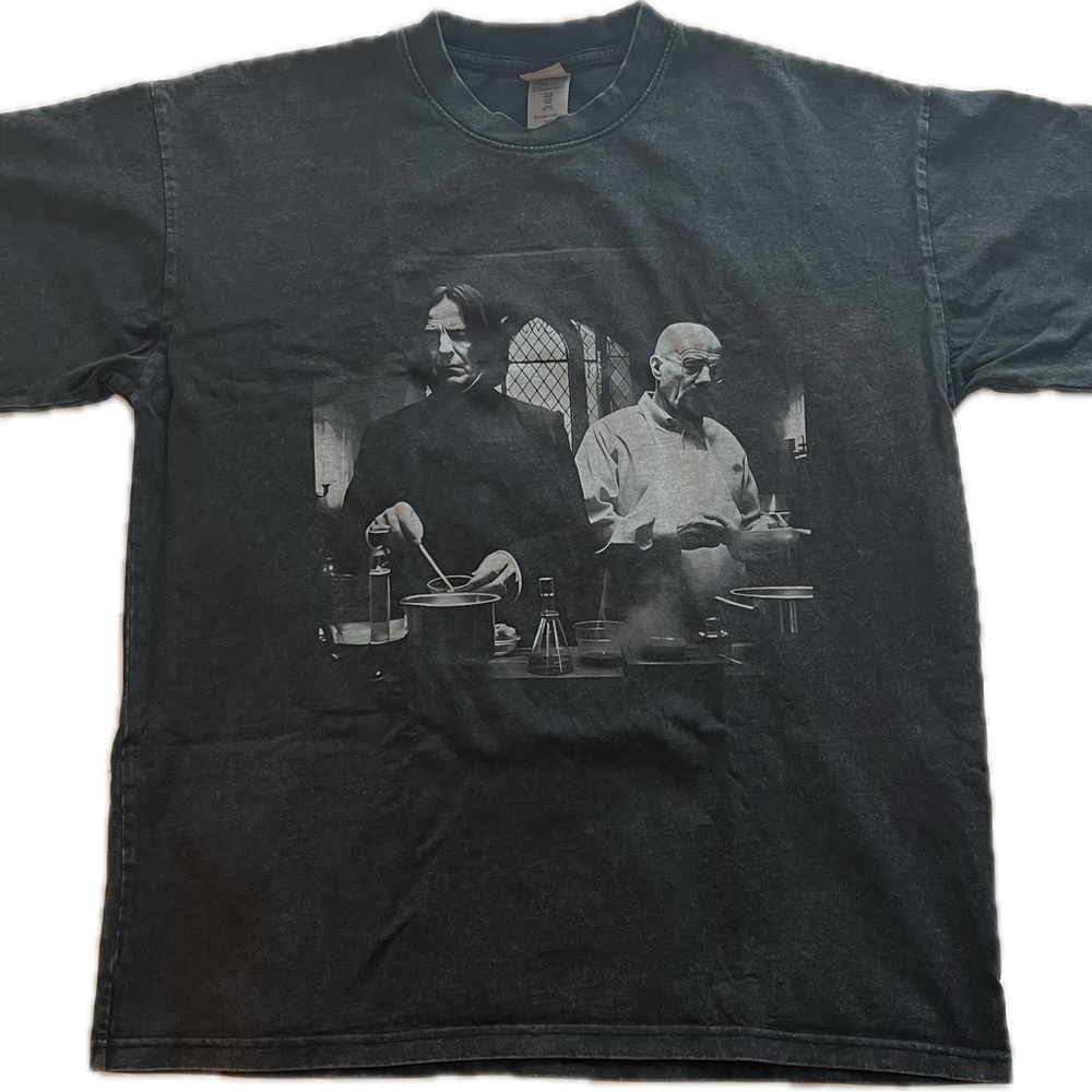 Dark Gray/Black Graphic Men’s T-Shirt